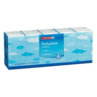 Pañuelos Spar de bolsillo suave 3capas 10x 15UD