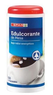 Edulcorante Spar 650 comprimidos 39gr