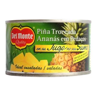 Piña Del Monte troceada en su jugo lata 227gr