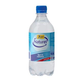 Agua Yugui naturel con gas pet 50cl
