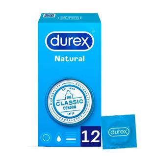 Preservativos Durex natural plus 12UD