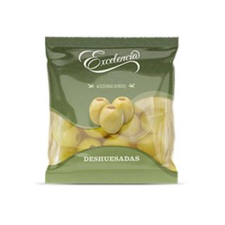 Aceitunas Excelencia verdes sin hueso bolsa 70gr