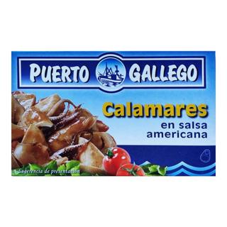 Calamares Puerto Gallego en salsa americana lata 111gr