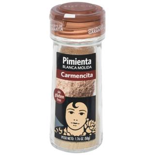 Pimienta Carmencita blanca molida 50gr