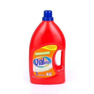 Detergente Vialplus líquido concentrado multicolor 36 lavados 3L