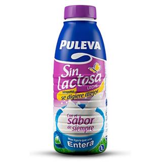 Leche Puleva Mañanas Ligeras entera sin lactosa brik 1L