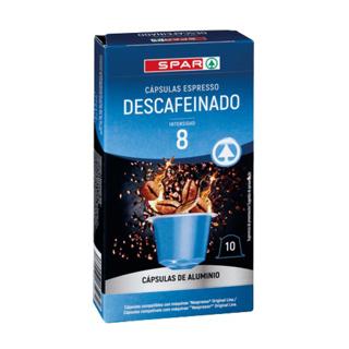 Café Spar descafeinado 10 cápsulas