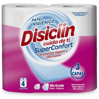 Papel Higiénico Disiclin super confort 3 capas 4UD