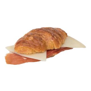 Croissant  jamón serrano y queso  180gr