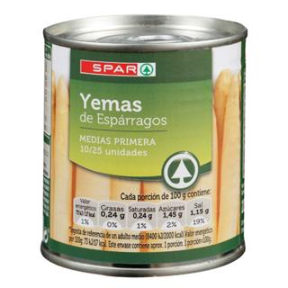Yemas Spar de espárragos blancos en lata 205gr