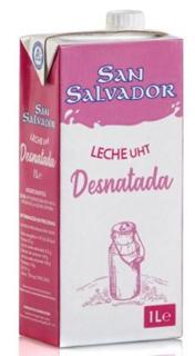 Leche San Salvador desnatada uht 1L