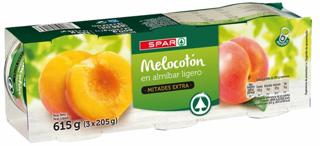 Melocoton Spar pack 3x205 gr.