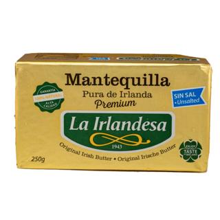 Mantequilla La Irlandesa sin sal 250gr