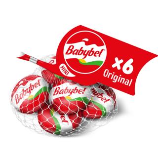 Queso Mini Babybel original rojo 6ud bolsa 120gr