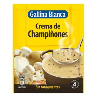 Crema Gallina Blanca de champiñones 62gr