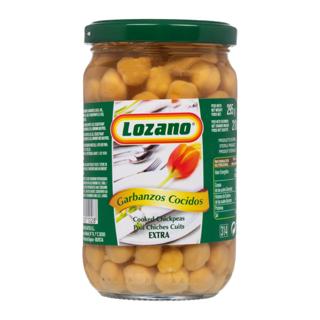Garbanzos Lozano cocidos tarro 295gr