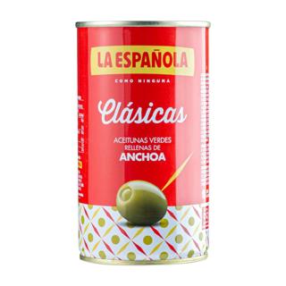 Aceitunas La Española rellenas de anchoa lata 135gr