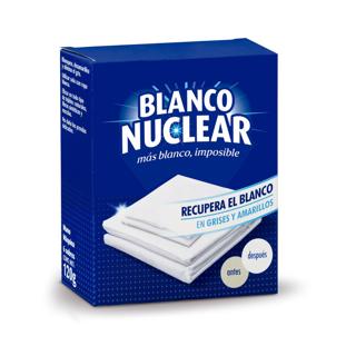Detergente Blanco Nuclear blanqueador de ropa en sobres 6UD