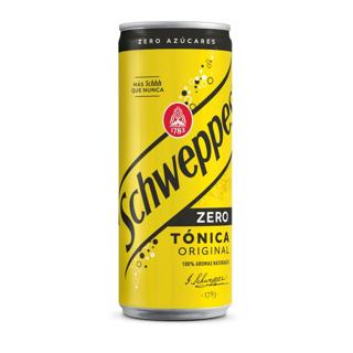 Tónica Schweppes zero lata 33cl