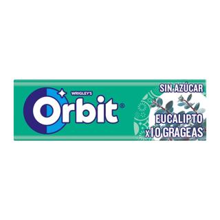 Chicles Orbit aucalipto sin azúcar 14gr