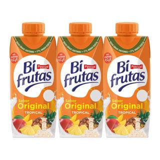 Zumo Pascual Bifrutas tropical con leche brick 3x330ml