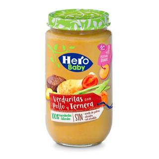 Compota Hero de verdura ocn pollo 235gr