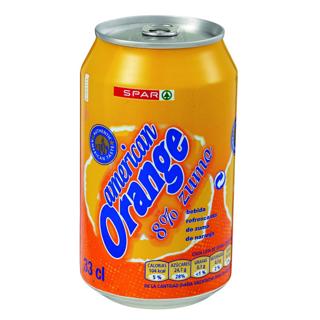 Refresco Spar american orange lata 33cl