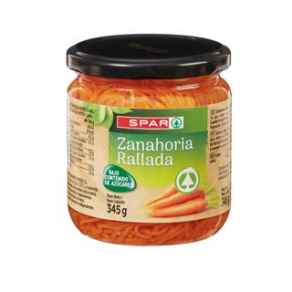 Zanahorias Spar ralladas tarro 345gr