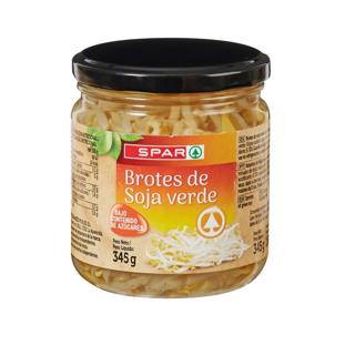 Brotes De Soja Spar verdes tarro 345gr