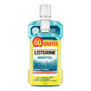 Enjuague Listerine bucal mentol 500ml