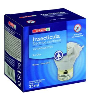 Insecticida Spar eléctrico continuo antimosquitos sin olor dif+rec 1UD