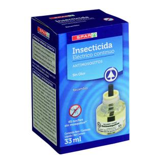 Insecticida Spar eléctrico continuo antimosquitos sin olor recambio 33ml