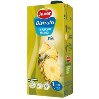 Néctar Juver Disfruta de piña sin azúcar añadido brick 1L