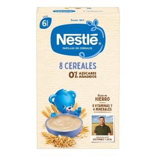 Papilla Nestle 8 cereales con bífidus 600gr