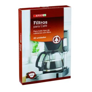 Filtro Spar cafetera nº4 40UD