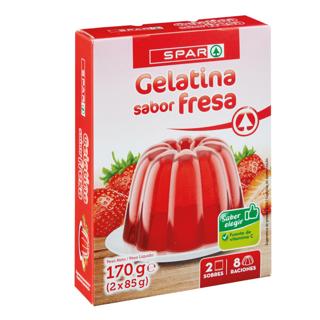 Gelatina Spar de fresa 170gr