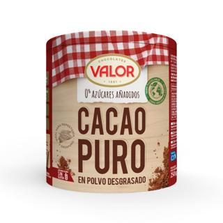 Cacao Valor puro en polvo desgrasado 250gr
