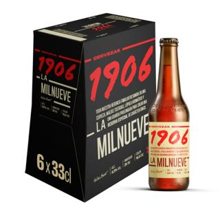 Cerveza 1906 rubia reserva especial botella 33cl pack 6UD