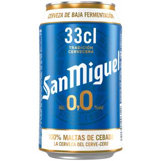 Cerveza San Miguel 0´0 lata 33cl