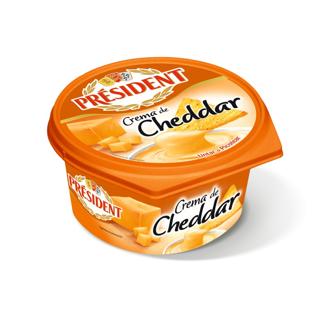 Queso President crema cheddar 125 g