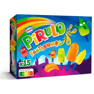 Helado Nestle Pirulo Fantasmikos sabores 15ud 225gr