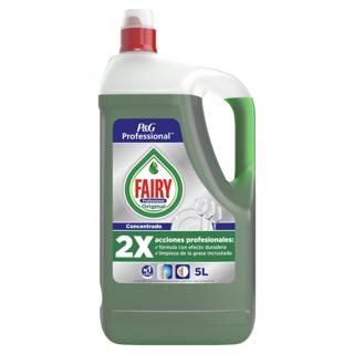 Lavavajillas Fairy para el lavado de vajilla,ollas,sartenes y otras superficies 5L