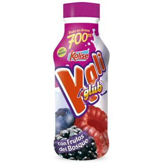 Kaliglub kalise leche semidesnatada fermentada bebible sabor frutas del bosque 700ml