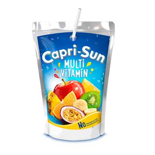 Zumo Capri Sun multivitaminas C, B3, E, B6, B1 y biotina pouch 200ml