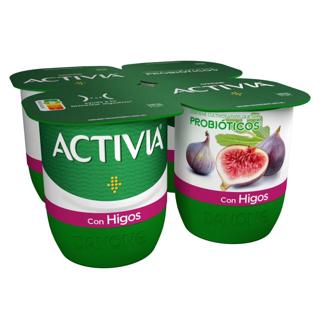 Activia con higos 4x120gr
