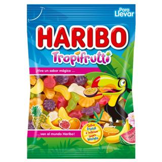 Gominolas Haribo tropifrutti bolsa 100gr
