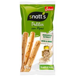 Palitos Snatt´s con pipas 62gr
