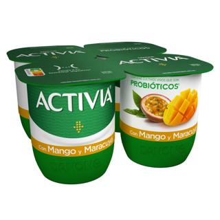 Activia mango maracuyá 4x120gr