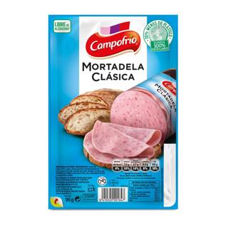 Mortadela Campofrio clásica lonchas 95 g