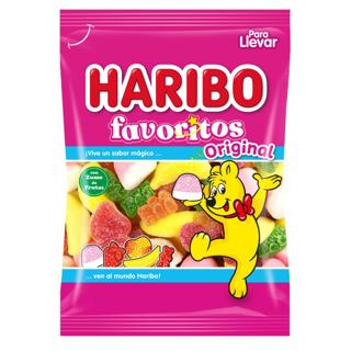 Caramelos Haribo favoritos azúcar bolsa 100gr